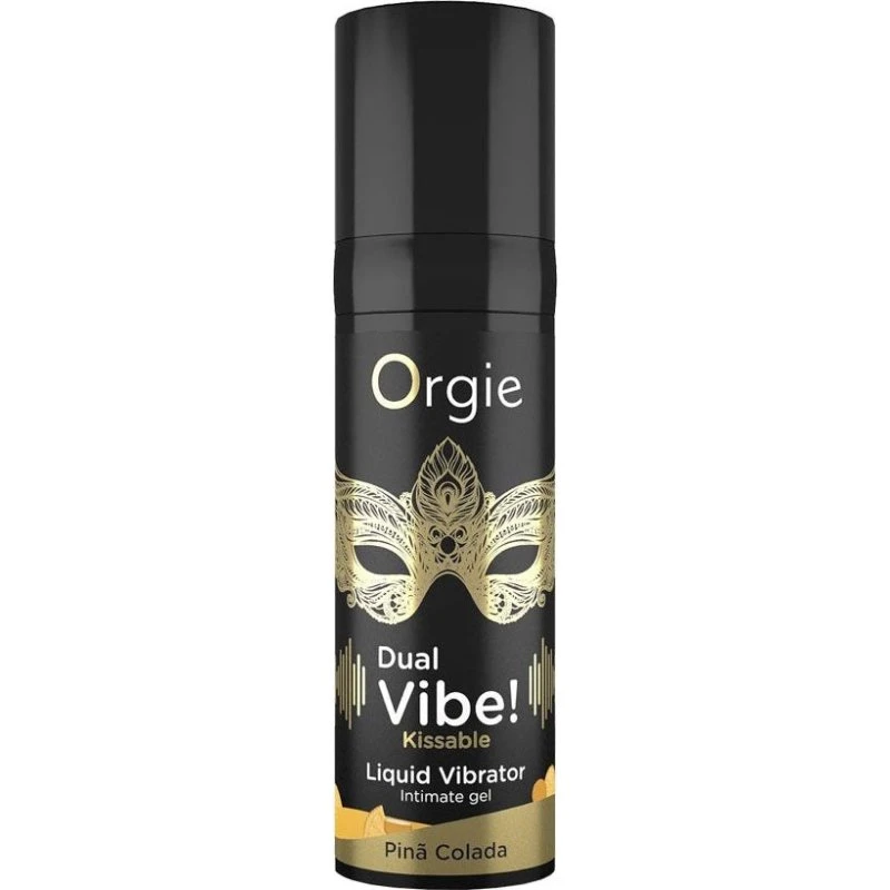 Orgie Dual Vibe! Kissable Liquid Vibrator Pina Colada 15ml