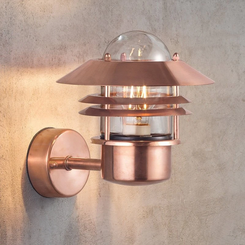 Nordlux Blokhus Up Lampa Ścienna Copper - Miedziana