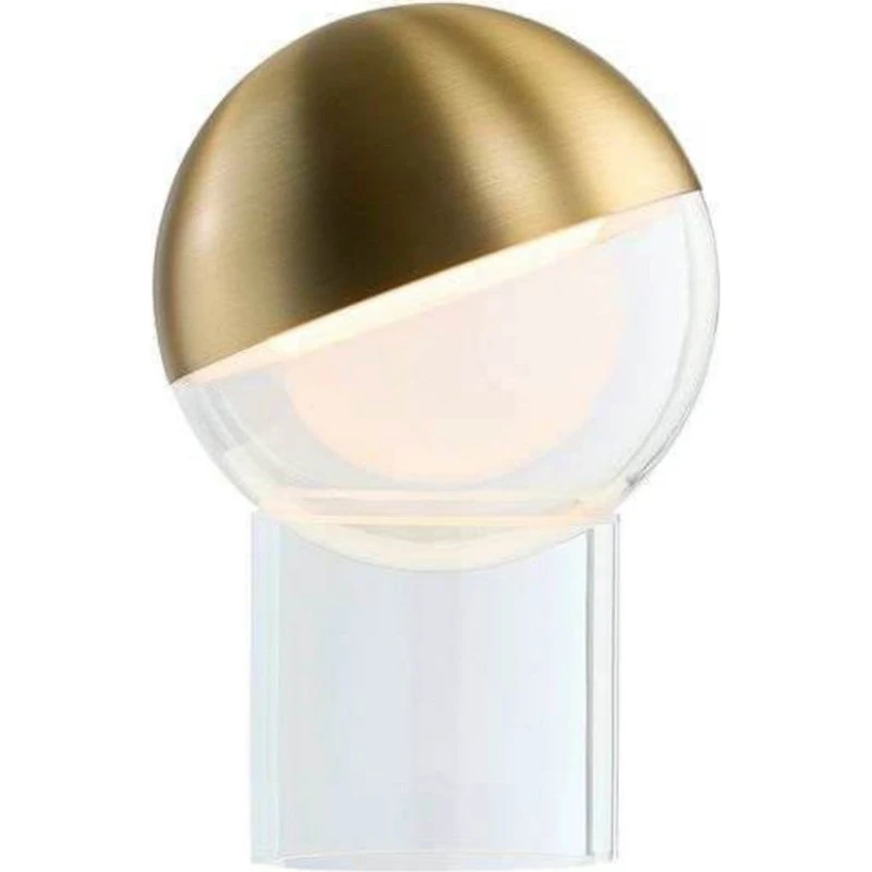FRANDSEN Lampa stołowa LED Pila mosiądz, 20 cm