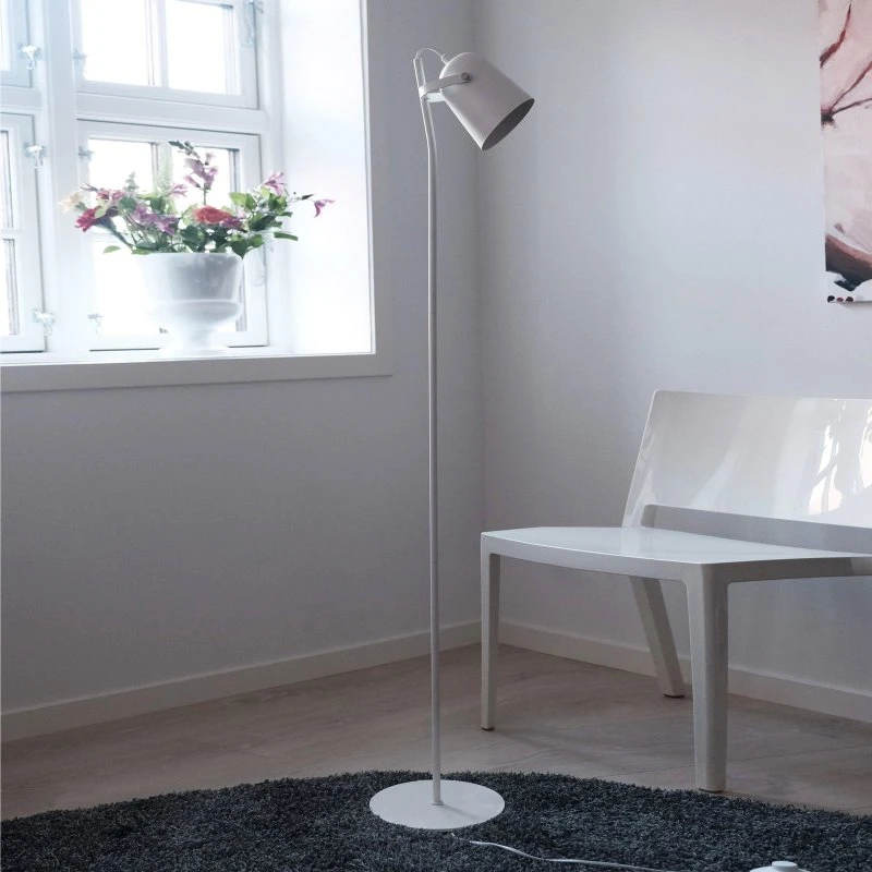 Dyberg Larsen Oslo Lampa stojąca biała