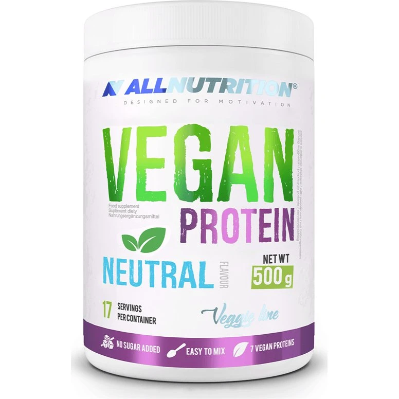 Allnutrition Vegan Protein Truskawka 500 g