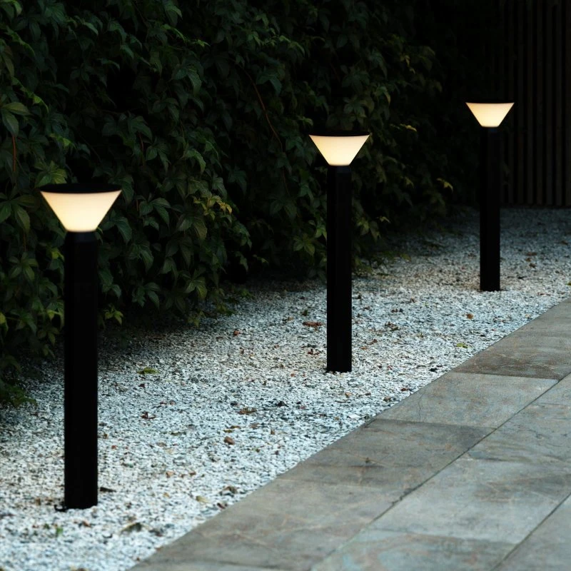 Nordlux Noorstad Black - Lampa ogrodowa metalowa, czarna