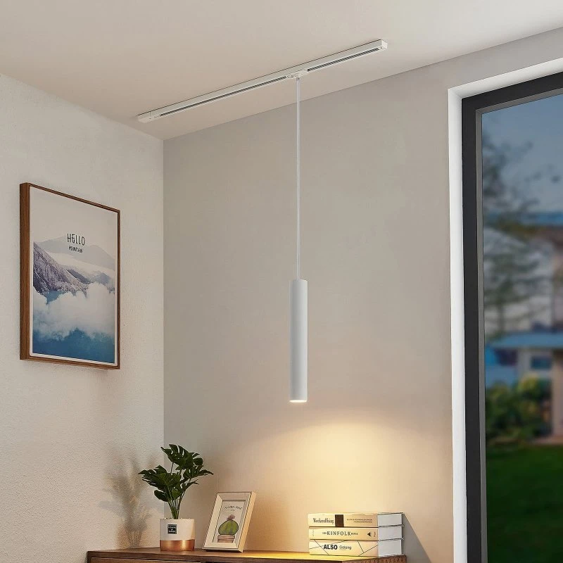 Lindby Linaro Track Lampa Wisząca H40 Biała