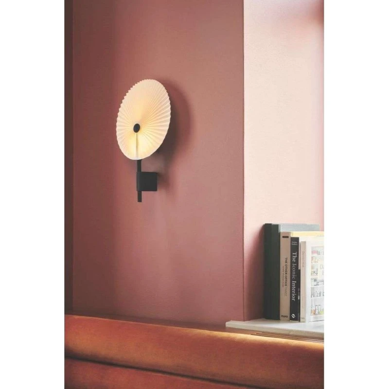 GEJST Liris Lampa Ścienna Czarna - Designerski Kinkiet Metalowy