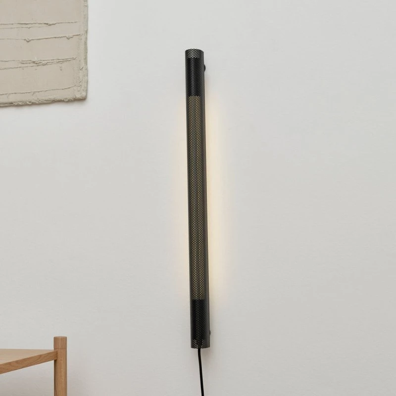 GEJST Radent Kinkiet czarny, 70 cm, wtyczka, G13
