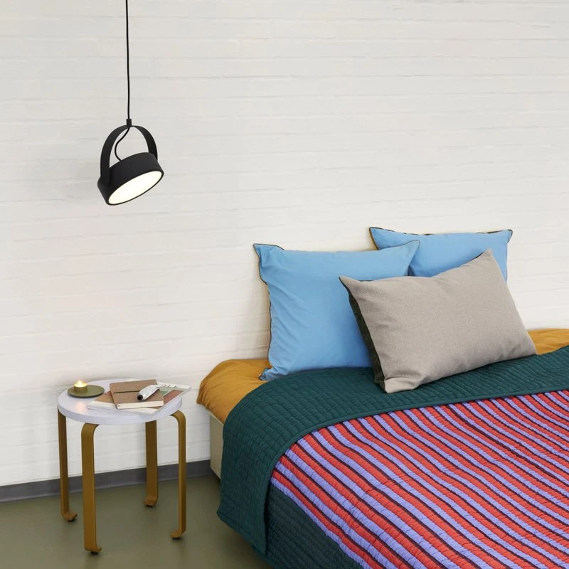 Hübsch Stage Lampa Wisząca LED - Czarna, Design Industrialny
