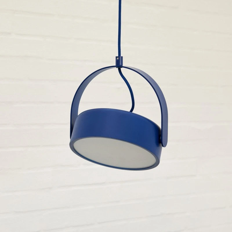 Hübsch Stage Lampa Wisząca LED Blue - Designowa, Metalowa