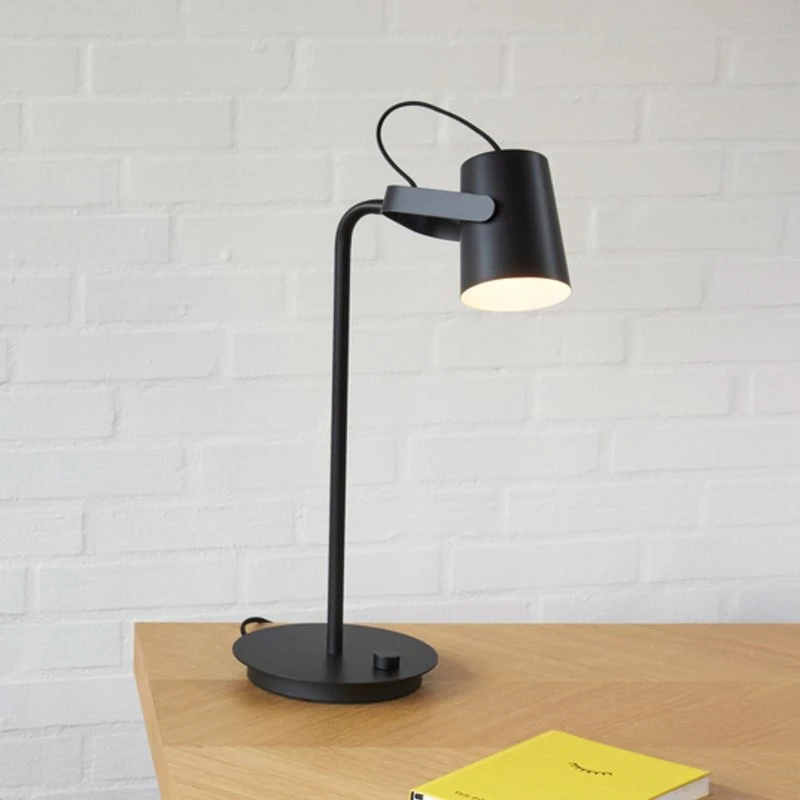 Hübsch Ardent Lampa Stołowa Black, Metal, E14