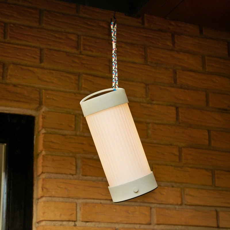 Hübsch Camp Portable Lampa Stołowa Sand LED IP44