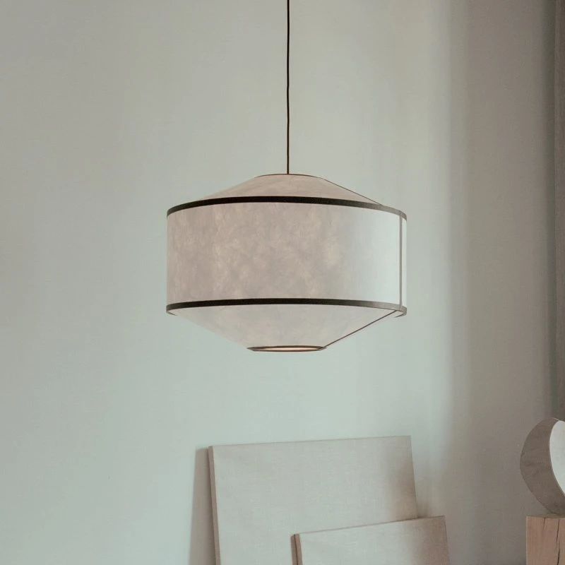 New Works Kite 2B Lampa Wisząca Ø65 Biała/Czarna