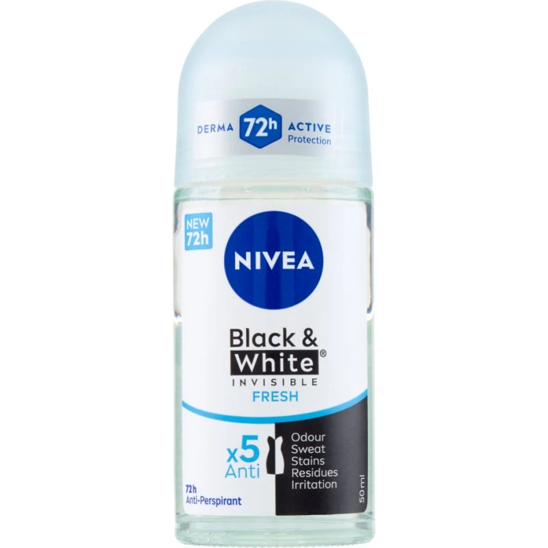Nivea Black & White Invisible Fresh Dezodorant w kulce 50 ml