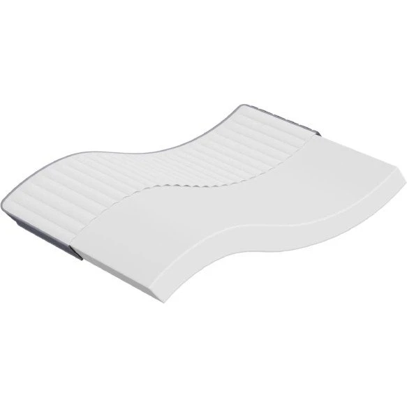 vidaXL Materac Piankowy Średnio Miękki 140x200 cm Biały