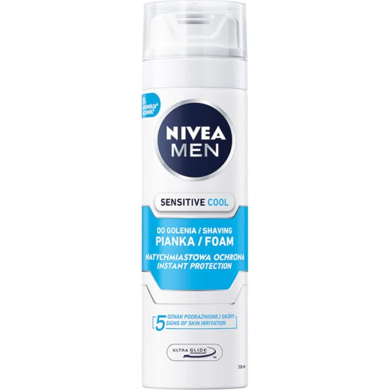 Nivea Men Sensitive Cool pianka do golenia 200ml
