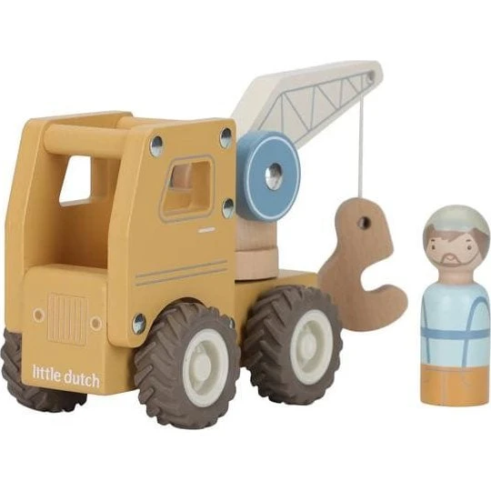 Little Dutch Ciężarówka z dźwigiem FSC 12 m+