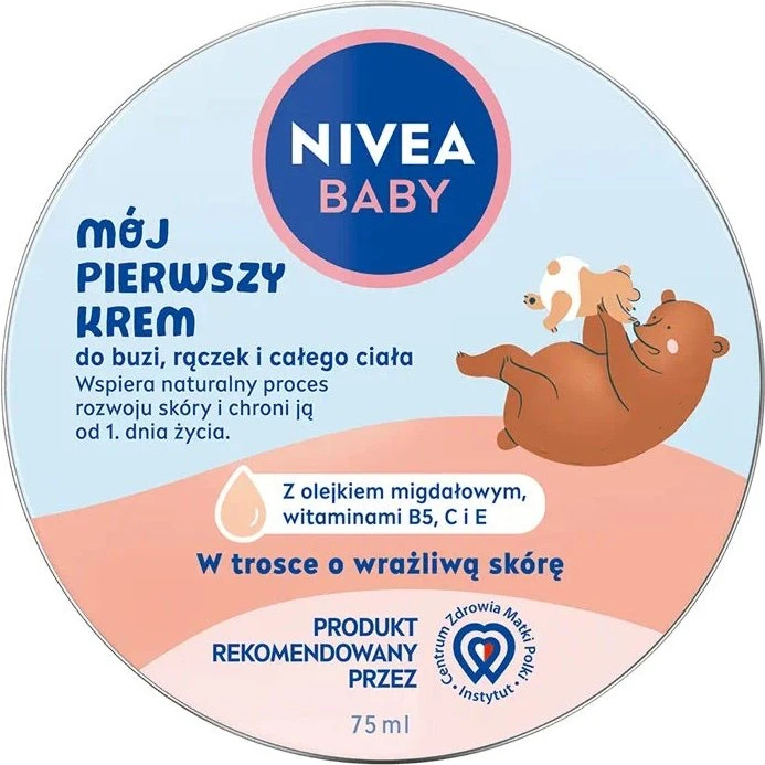Nivea Baby Mój Pierwszy Krem do buzi, rączek i całego ciała 75ml