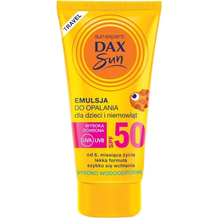 Dax Sun Expert Emulsja do opalania SPF 50 dla dzieci i niemowląt 50ml