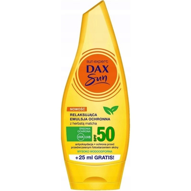 Dax Sun Relaksująca emulsja ochronna z herbatą matcha SPF50 175ml