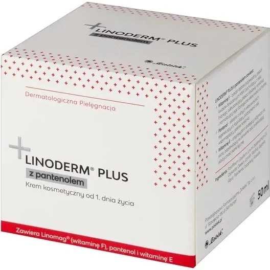 Ziołolek Linoderm Plus z pantenolem, krem regenerujący, 50 ml