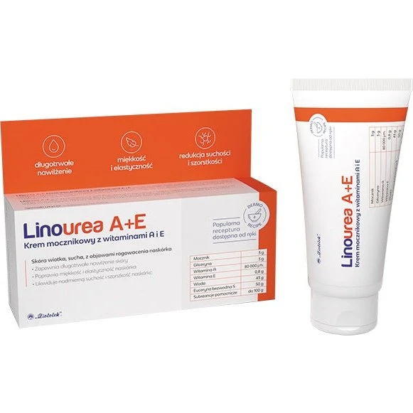 LINOUREA A+E Krem mocznikowy z witaminami A i E, 50 g