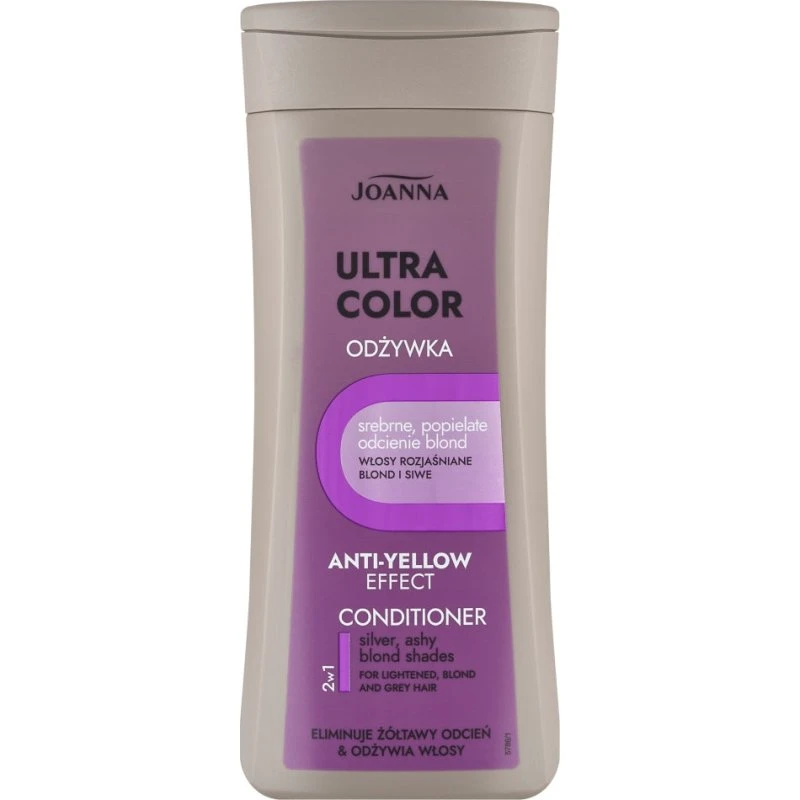 Joanna Ultra Color odżywka srebrne popielate odcienie blond 200g
