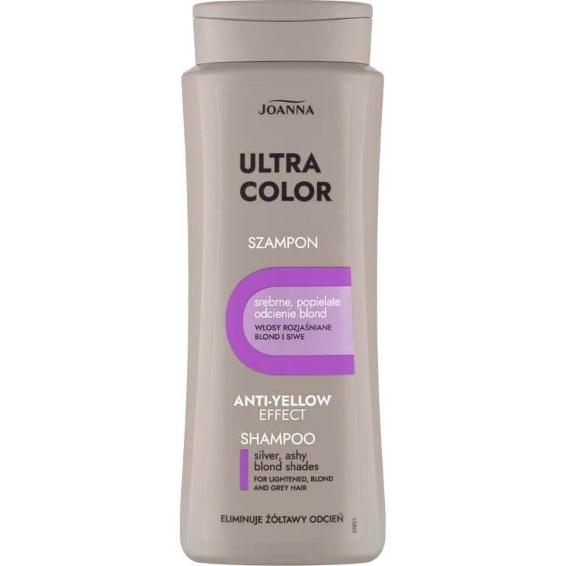 Joanna Ultra Color szampon srebrne popielate odcienie blond 400ml