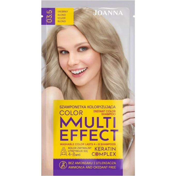 Joanna Multi Effect Color 03.5 Srebrny Blond szamponetka 35g