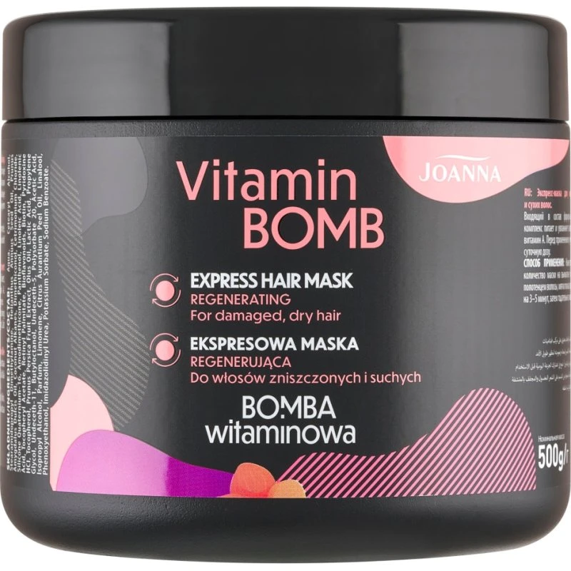Joanna Bomba Witaminowa ekspresowa maska regenerująca 500g