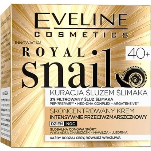 Eveline Cosmetics Royal Snail Skoncentrowany Krem Przeciwzmarszczczkowy 40+
