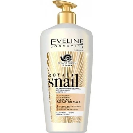 Eveline Royal Snail Regenerujący Olejkowy Balsam do Ciała 350 ml