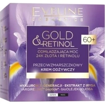 Eveline Cosmetics Gold&Retinol Krem przeciwzmarszczkowy 60+ 50ml