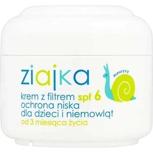 Ziajka Krem z filtrem SPF6 dla dzieci i niemowląt 50 ml