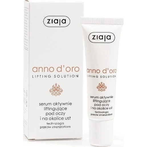 Ziaja Anno D'oro Serum aktywnie liftingujące pod oczy i usta 30 ml