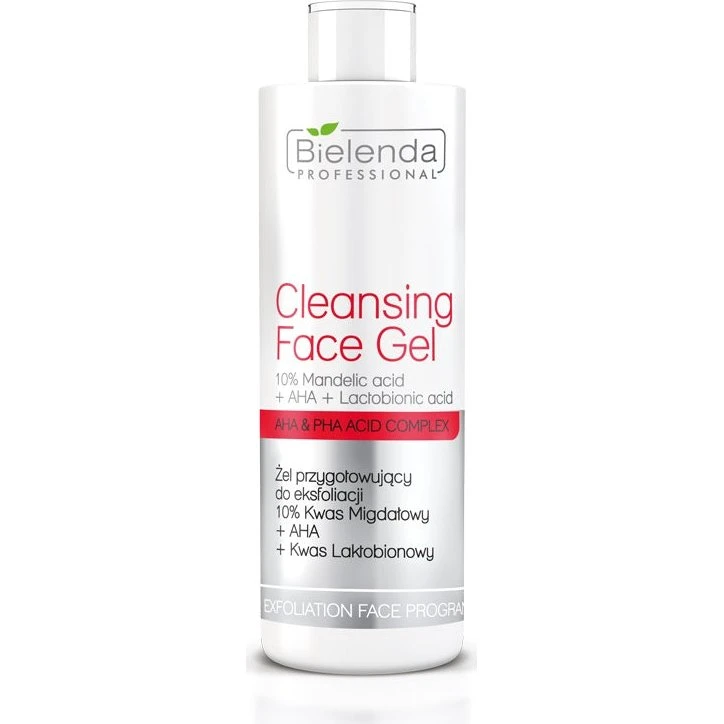 Bielenda Professional Cleansing Face Gel 10% Kwas Migdałowy + AHA