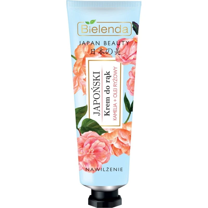Bielenda Japan Beauty Krem do rąk Kamelia + Olejek ryżowy 50ml
