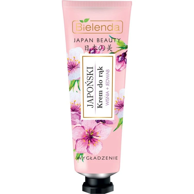 Bielenda Japan Beauty japoński krem do rąk Wiśnia + Jedwab 50ml