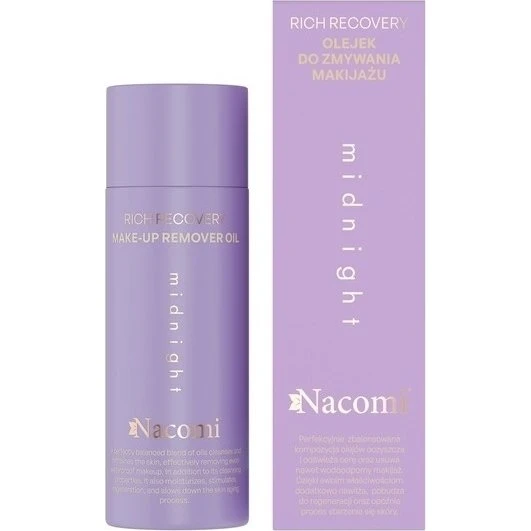 Nacomi Rich Recovery Midnight olejek do zmywania makijażu 100ml
