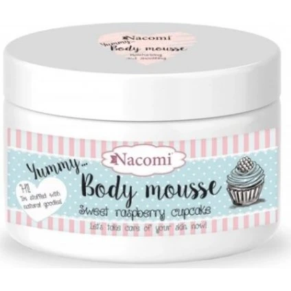 Nacomi Mus do ciała Malinowa Babeczka 180 ml