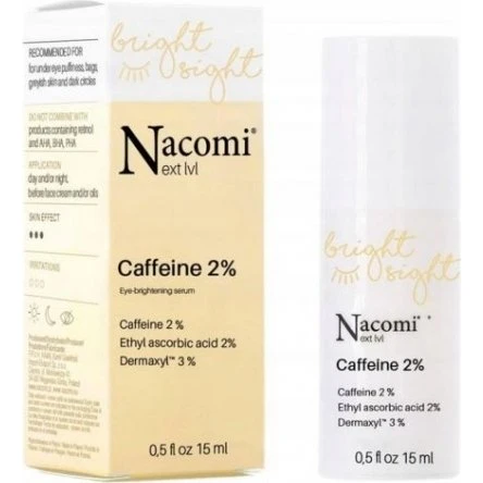 Nacomi Next LVL Caffeine 2% Serum rozświetlające 15 ml