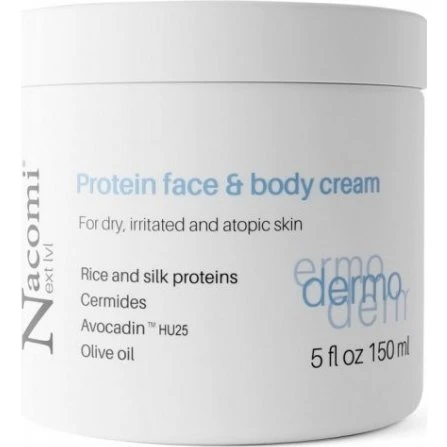 Nacomi Next LVL Dermo Krem proteinowy do twarzy i ciała 150 ml