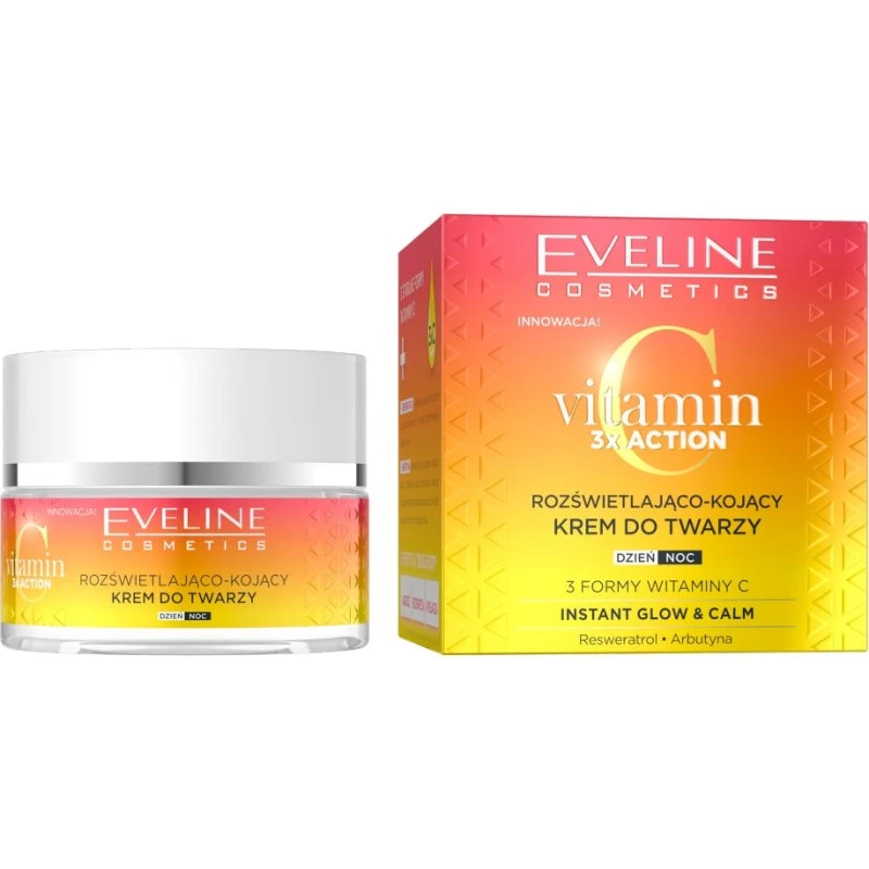 Eveline Vitamin C 3x Action Rozświetlająco-kojący krem 50ml