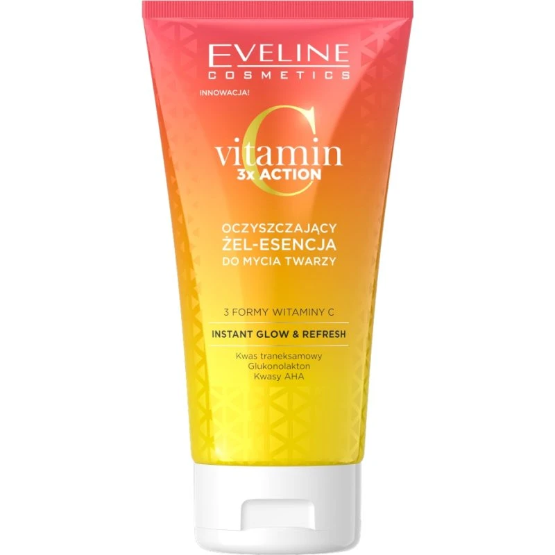 Eveline Cosmetics Vitamin C 3x Action żel-esencja do mycia twarzy 150ml