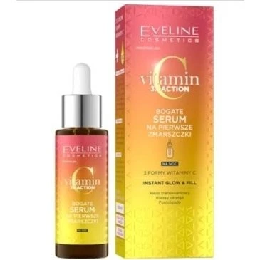 Eveline Vitamin C 3x Action Bogate Serum na pierwsze zmarszczki 30ml