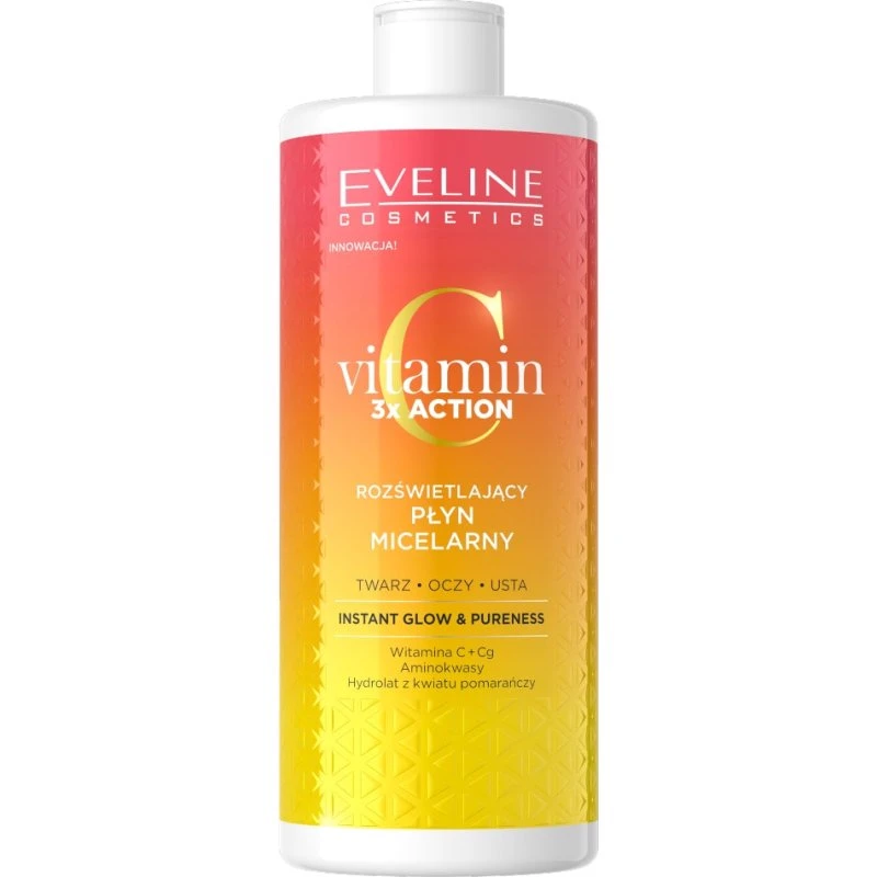 Eveline Cosmetics Vitamin C 3x Action płyn micelarny 500ml
