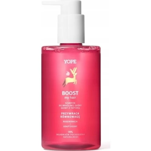 Yope BOUNCE my hair Boost Szampon do wrażliwej skóry głowy 300 ml