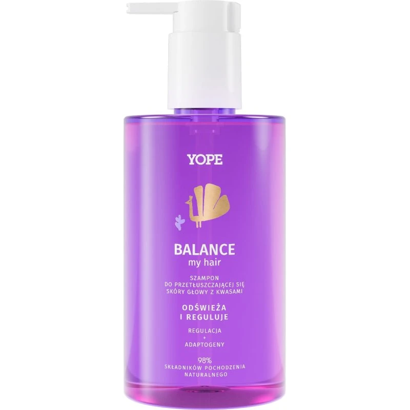 Yope Szampon Balance dla włosów przetłuszczających 300 ml