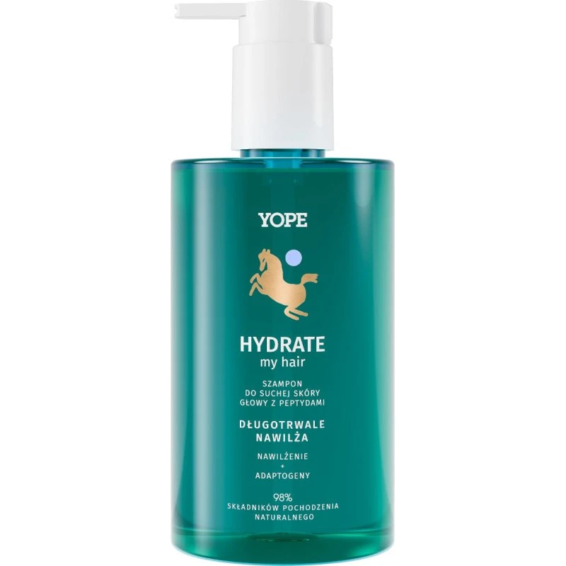 Yope Hydrate My Hair Szampon do suchej skóry głowy, 300 ml