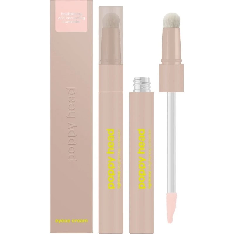 Poppy Head Eyece Cream rozświetlająco-korygujący korektor 04 Apricot Frappe