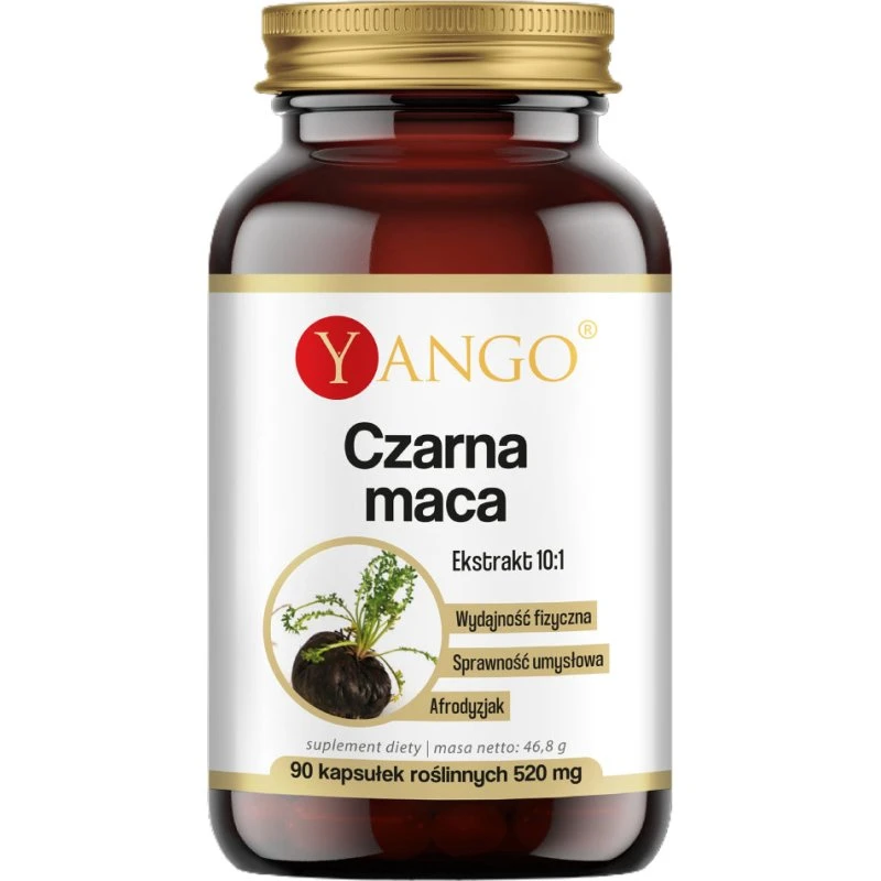 YANGO Czarna maca 90 kapsułek (ekstrakt 10:1)