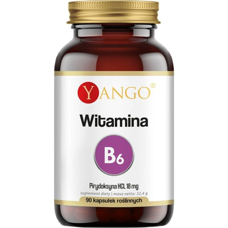 Yango Witamina B6, suplement diety, 90 kapsułek