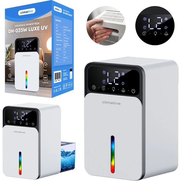 Climative DH-035 Luxe UV - osuszacz z lampą UV i LED
